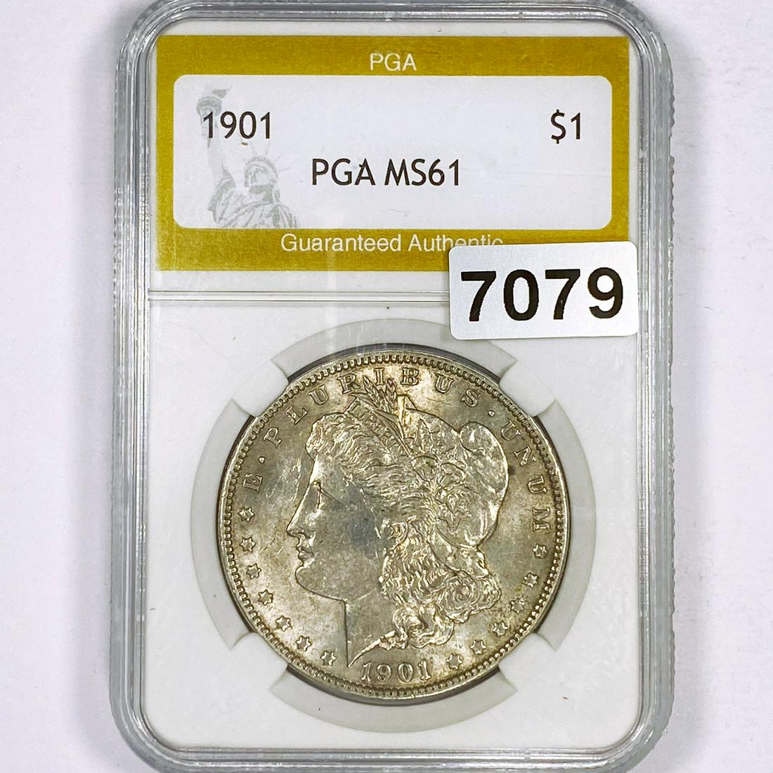 1901 Morgan Silver Dollar PGA - MS61 (1 of 2)