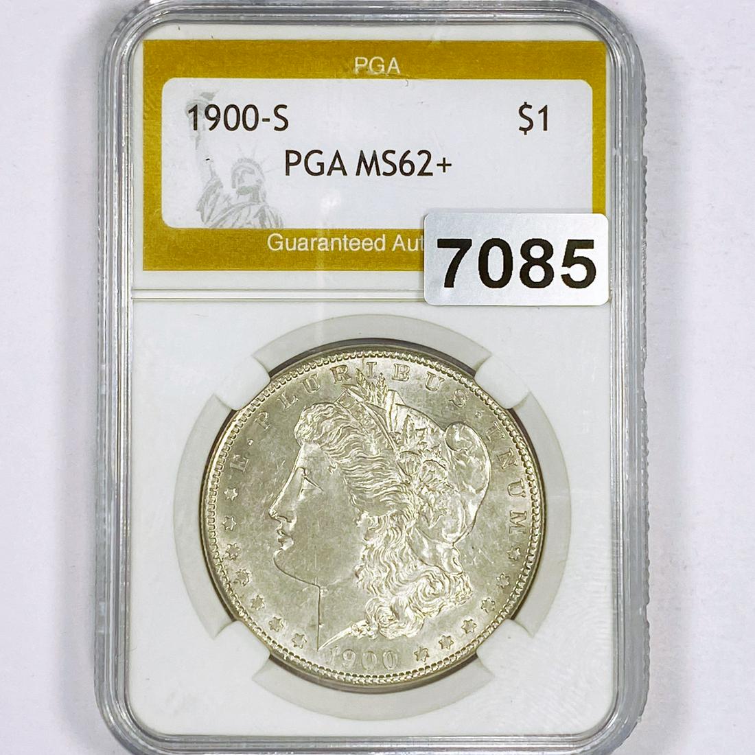 1900-S Morgan Silver Dollar PGA - MS62+ (1 of 2)