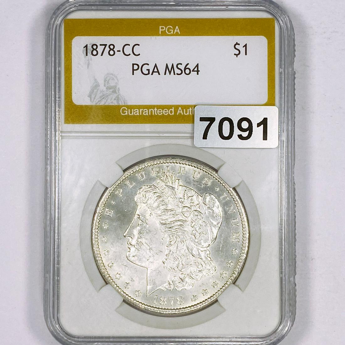 1878-CC Morgan Silver Dollar PGA - MS64 (1 of 2)