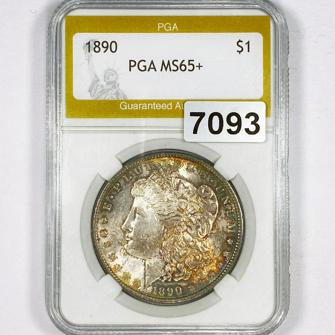 1890 Morgan Silver Dollar PGA - MS65+ (1 of 2)