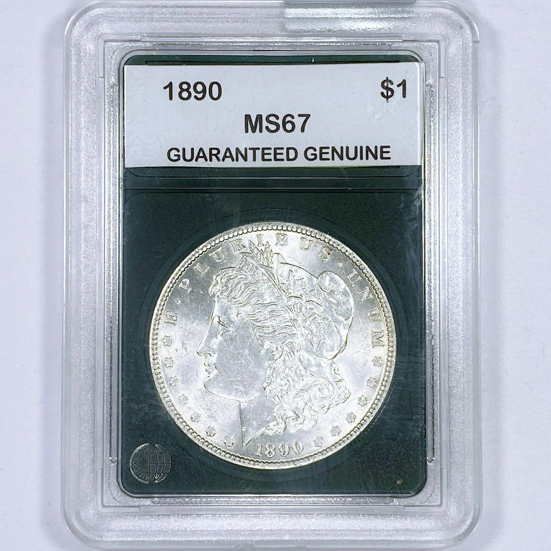 1890 Morgan Silver Dollar GG - MS67 (1 of 2)