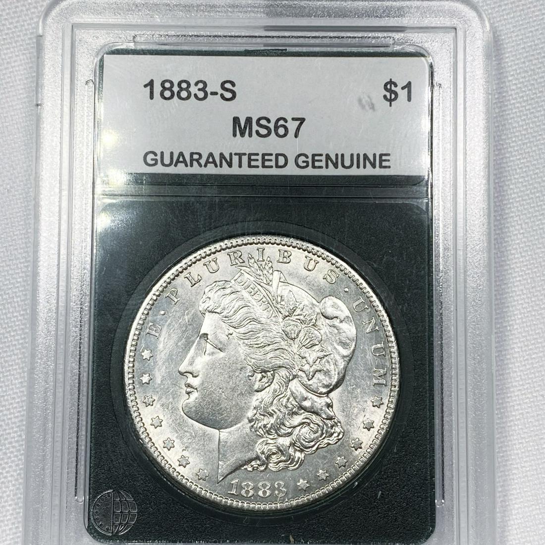1883-S Morgan Silver Dollar GG - MS67 (1 of 2)