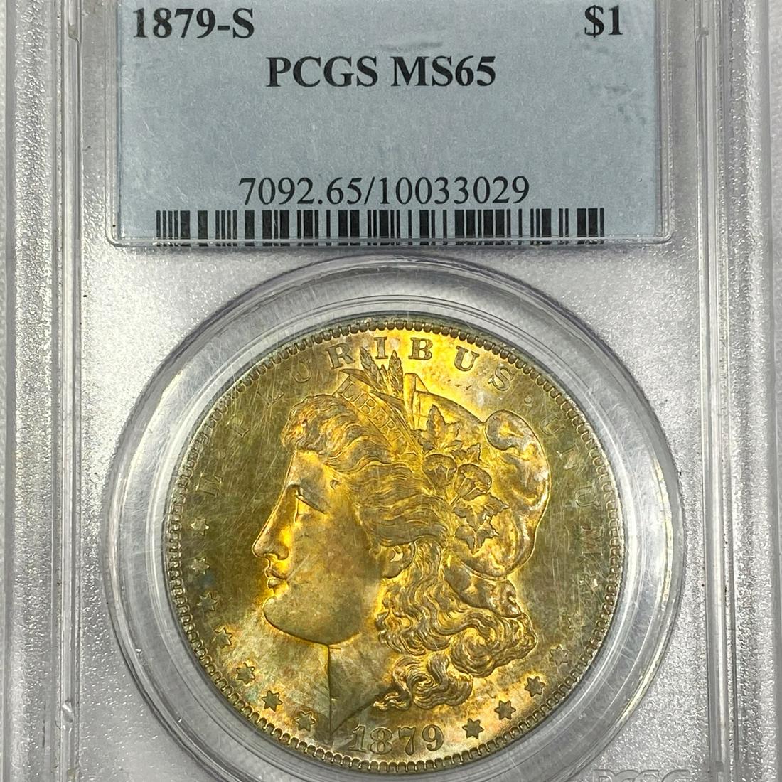 1879-S Morgan Silver Dollar PCGS - MS65 (1 of 2)