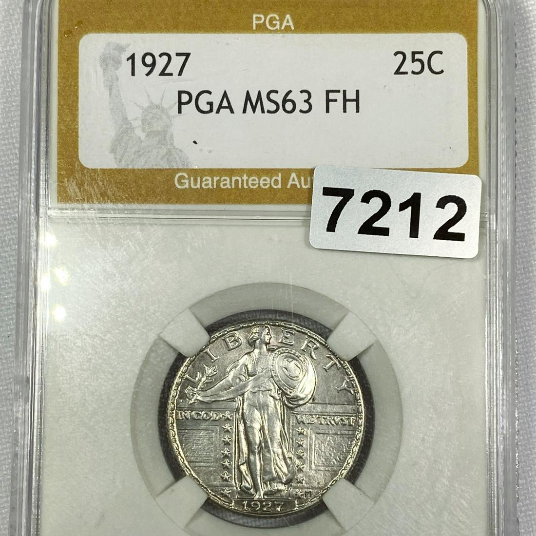 1927 Standing Liberty Quarter PGA - MS63 FH (1 of 2)