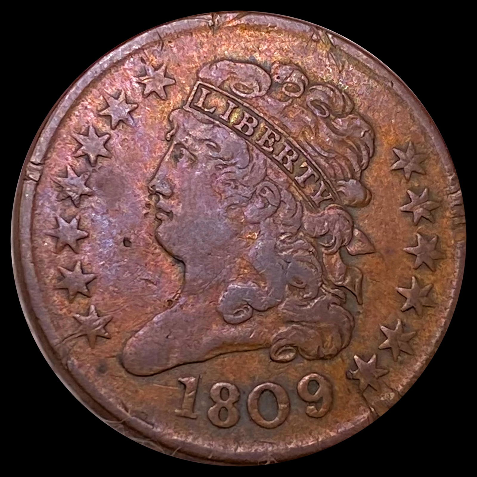 1809 Classic Head Half Cent LIGHTLY CIRCULATED (1 of 2)
