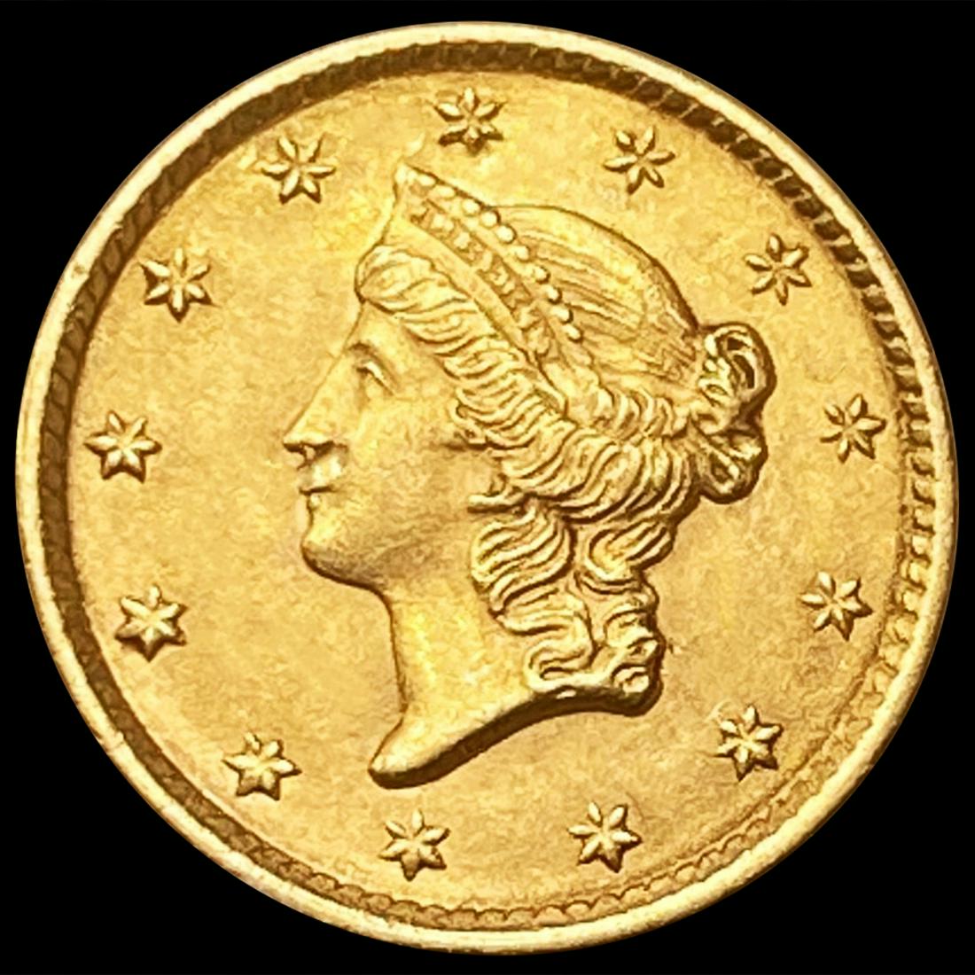 1852 Rare Gold Dollar CHOICE BU (1 of 2)