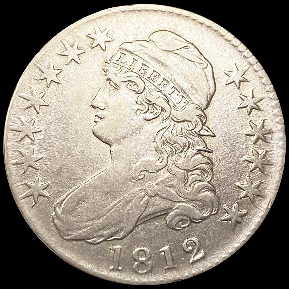 1812 Capped Bust Half Dollar CLOSELY UNCIRCULATED (1 of 2)