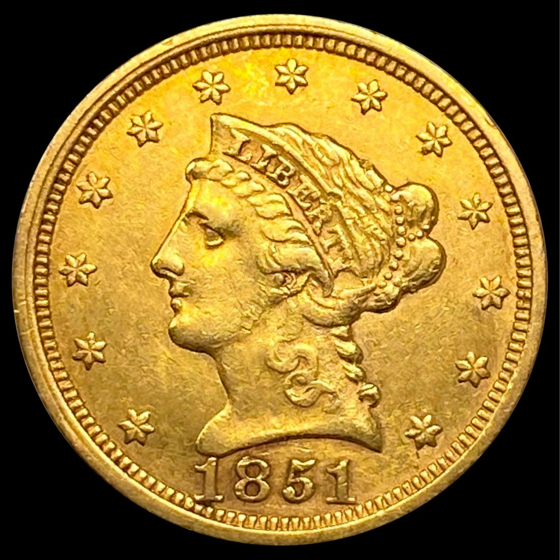 1851 $2.50 Gold Quarter Eagle NEARLY UNCIRCULATED (1 of 2)
