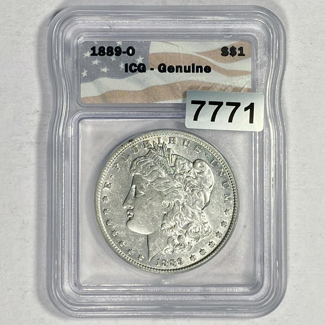 1889-O Morgan Silver Dollar ICG - MS60 (1 of 2)