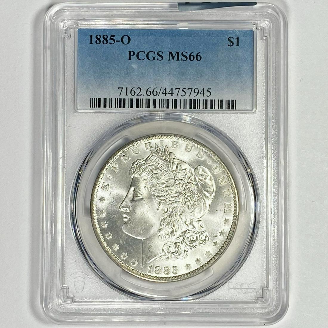 1885-O Morgan Silver Dollar PCGS - MS66 (1 of 2)