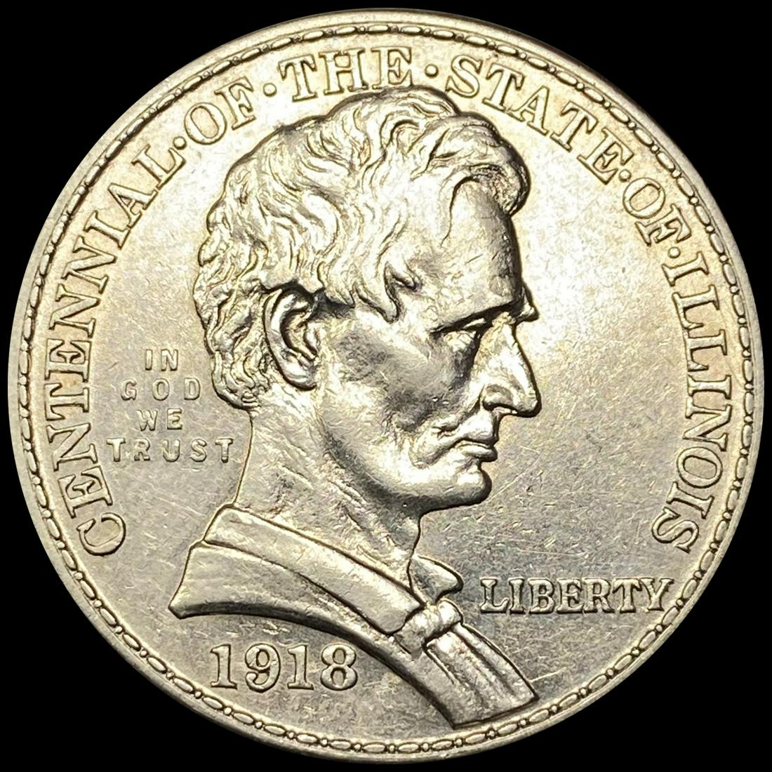 1918 Illinois Half Dollar UNCIRCULATED (1 of 2)