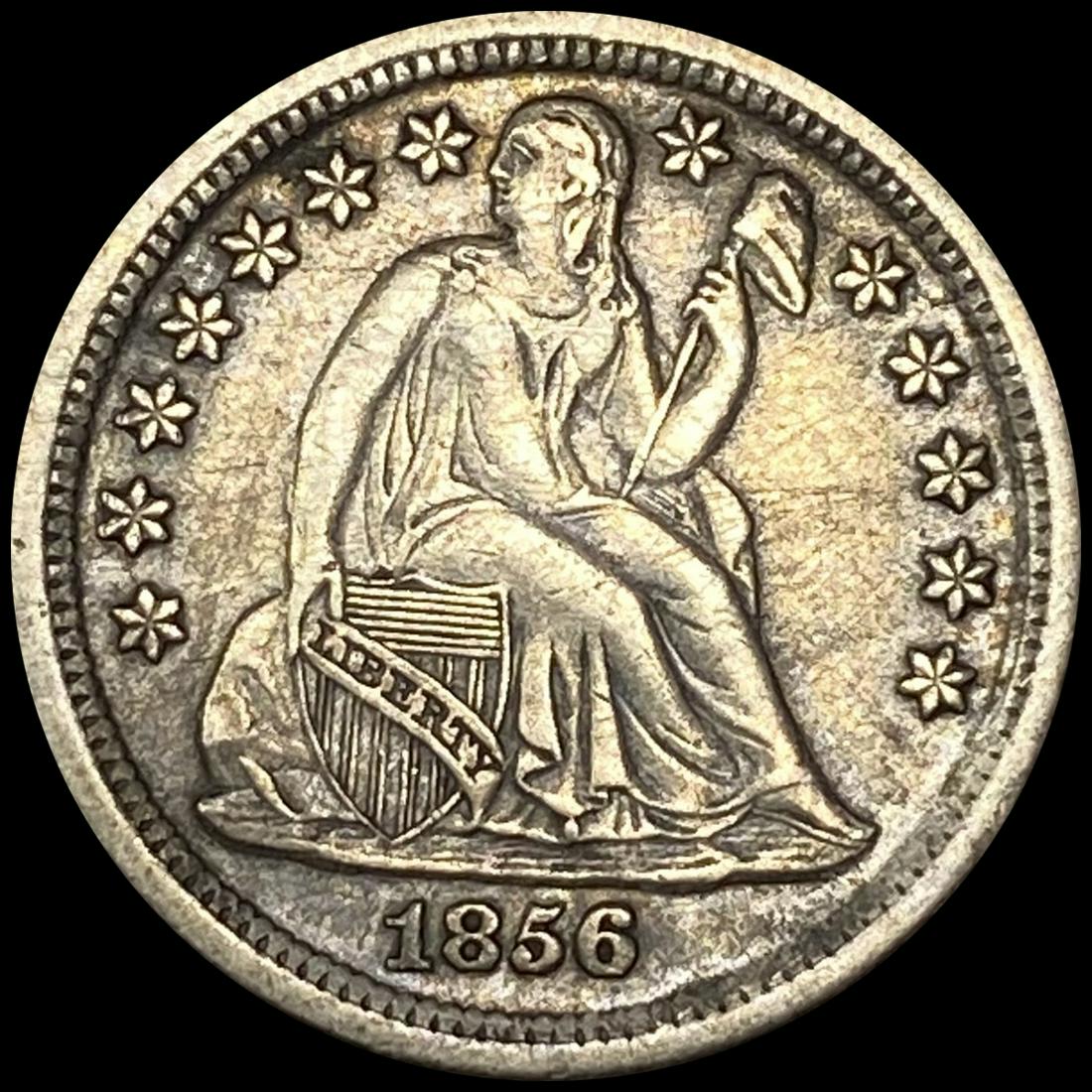 1856-O Seated Liberty Dime CLOSELY UNCIRCULATED (1 of 2)