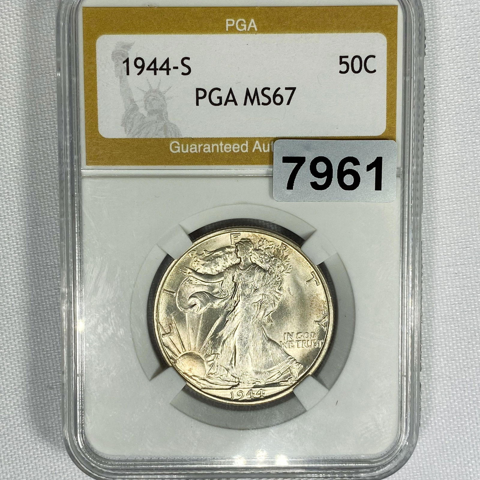 1944-S Walking Liberty Half Dollar PGA - MS67 (1 of 2)