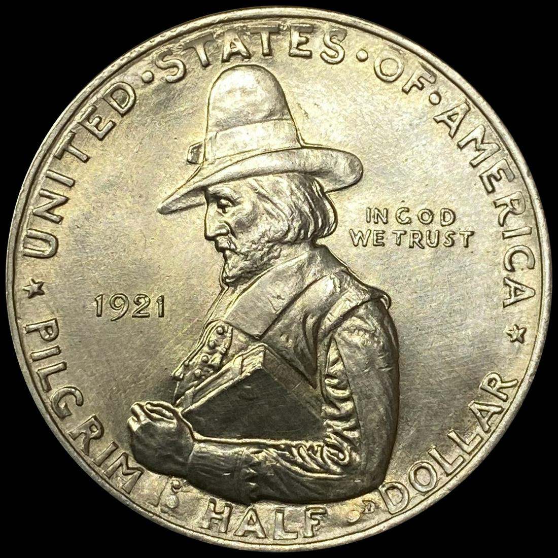 1921 Pilgrim Half Dollar GEM BU (1 of 2)