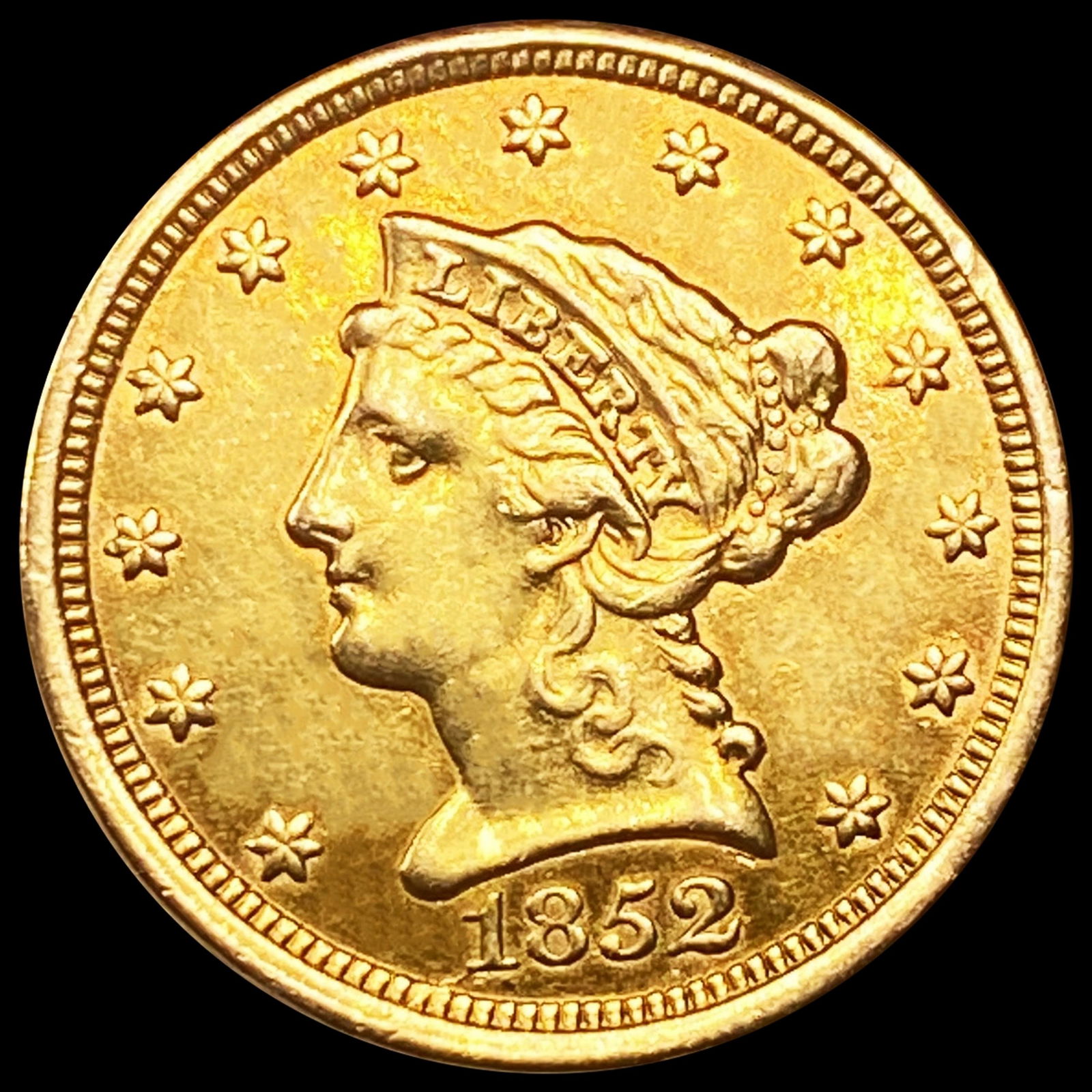 1852 $2.50 Gold Quarter Eagle CLOSELY (1 of 2)
