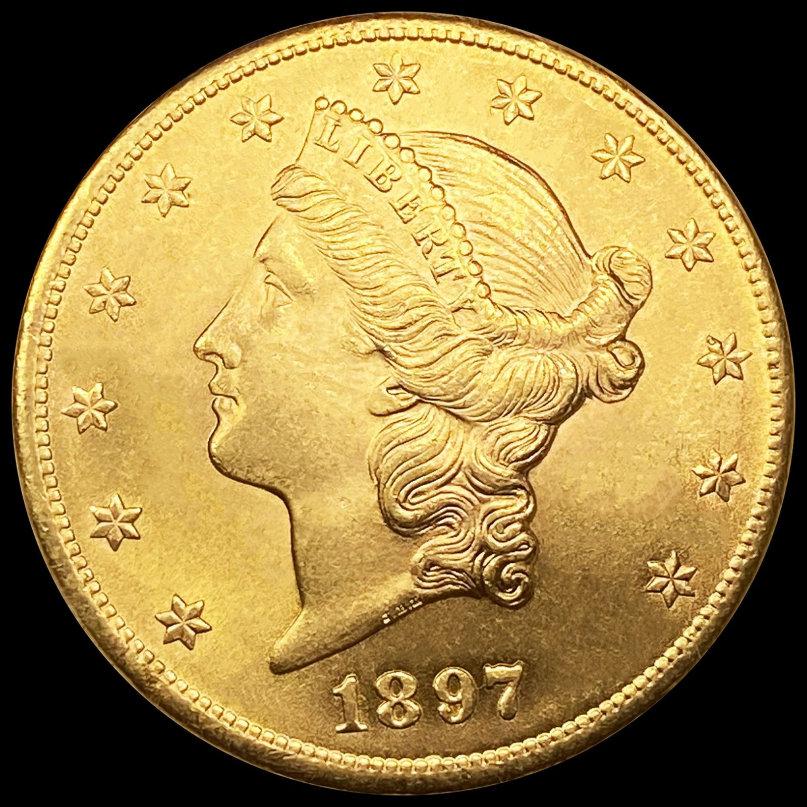 1897 $20 Gold Double Eagle UNCIRCULATED (1 of 2)