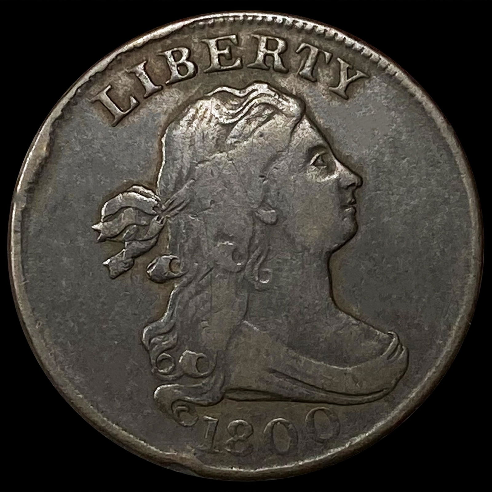 1800 Draped Bust Half Cent LIGHTLY CIRCULATED (1 of 2)
