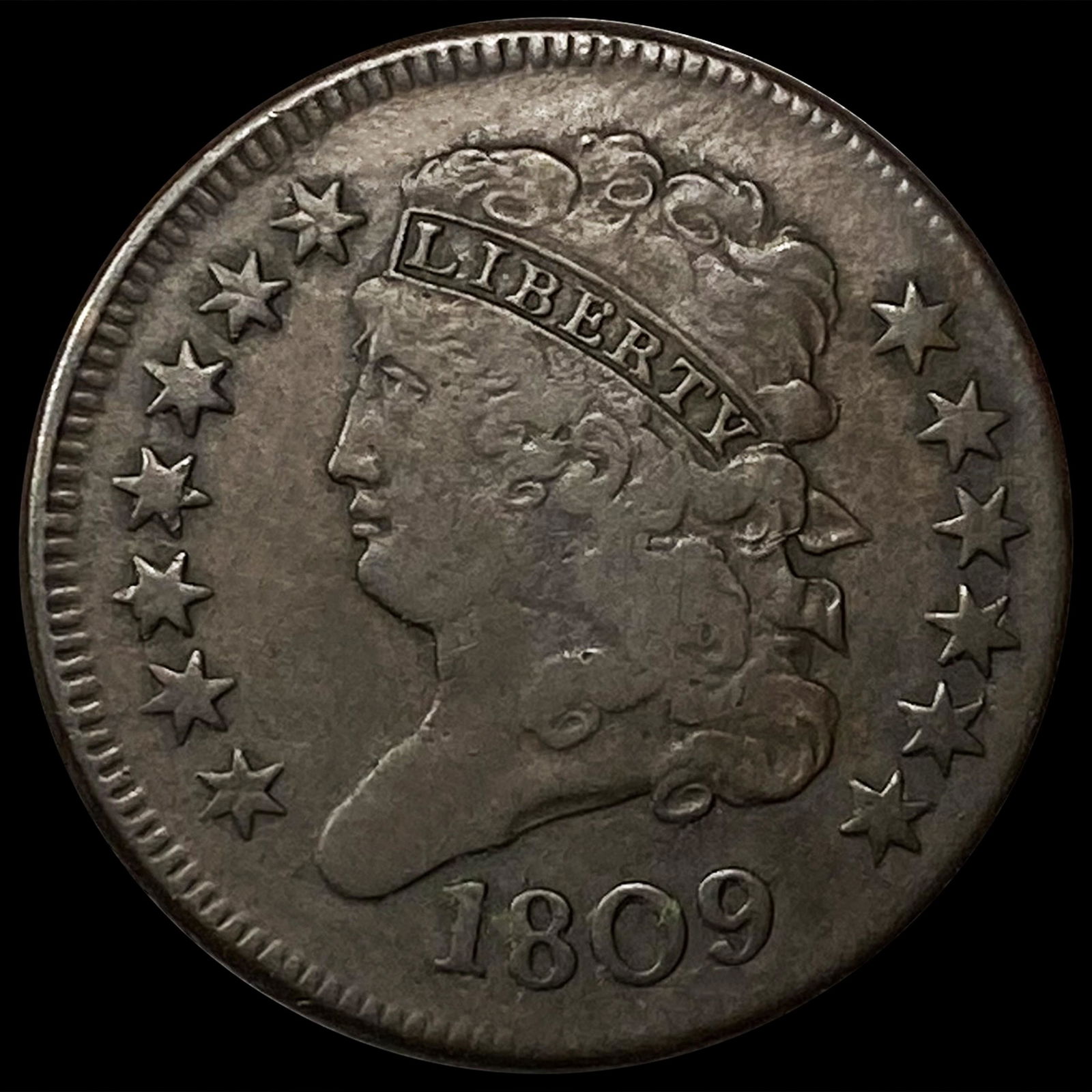 1809 Classic Head Half Cent LIGHTLY CIRCULATED (1 of 2)