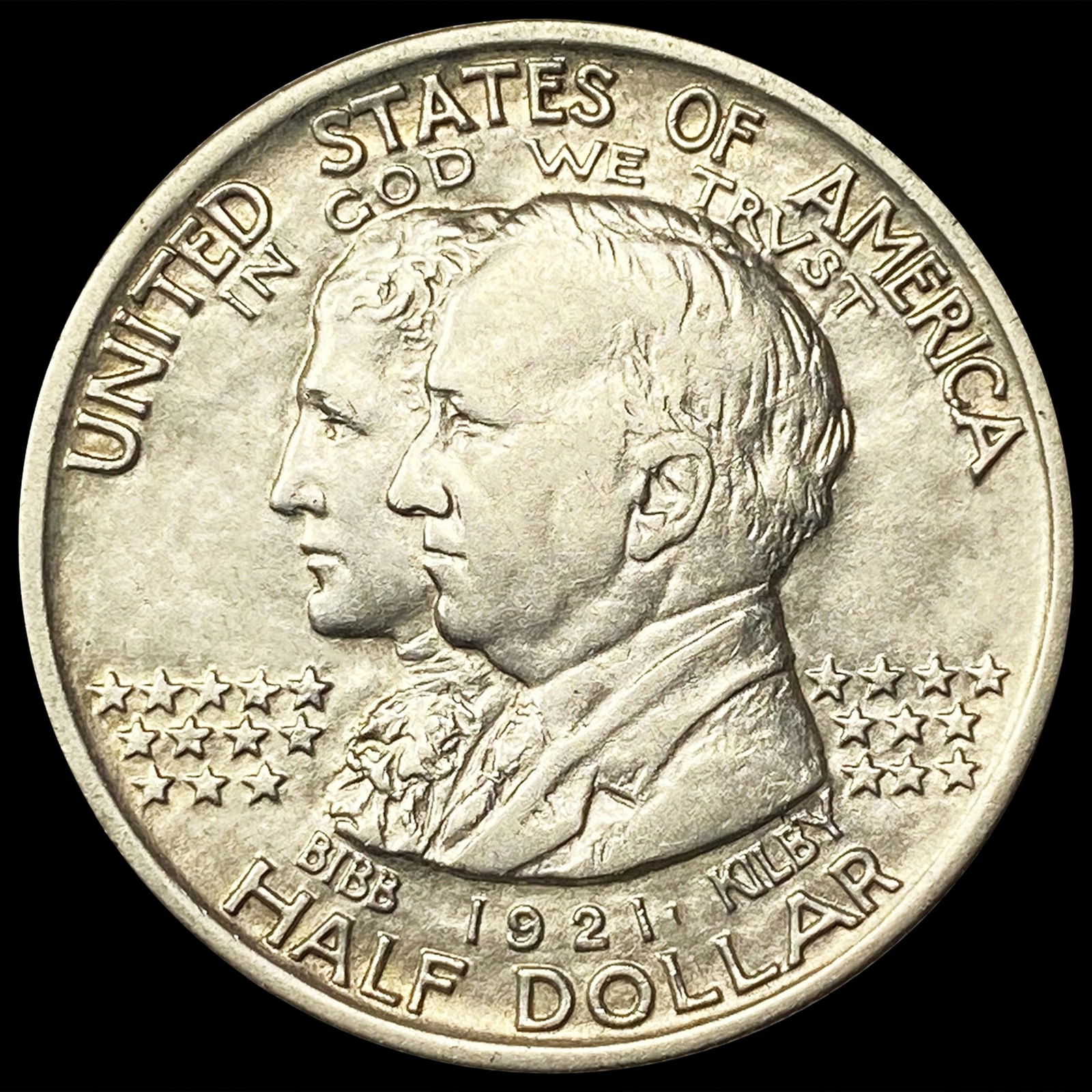 1921 Alabama Half Dollar NEARLY UNCIRCULATED (1 of 2)