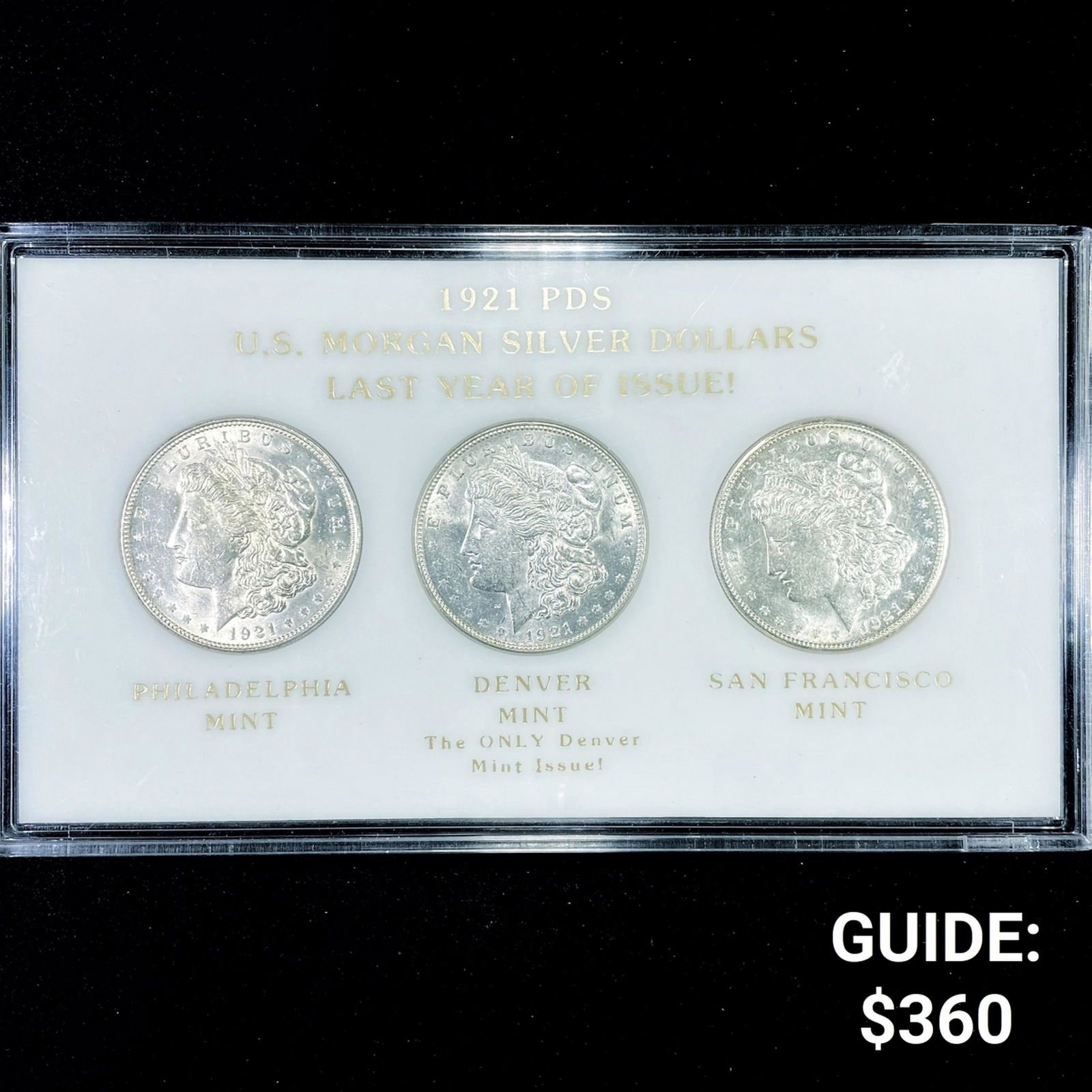 1921 Morgan Silver Dollar - Mint Set (1 of 2)