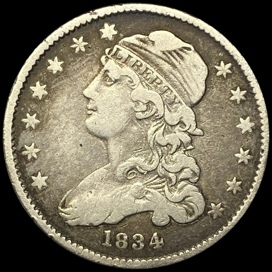1834 Capped Bust Quarter LIGHTLY CIRCULATED (1 of 2)