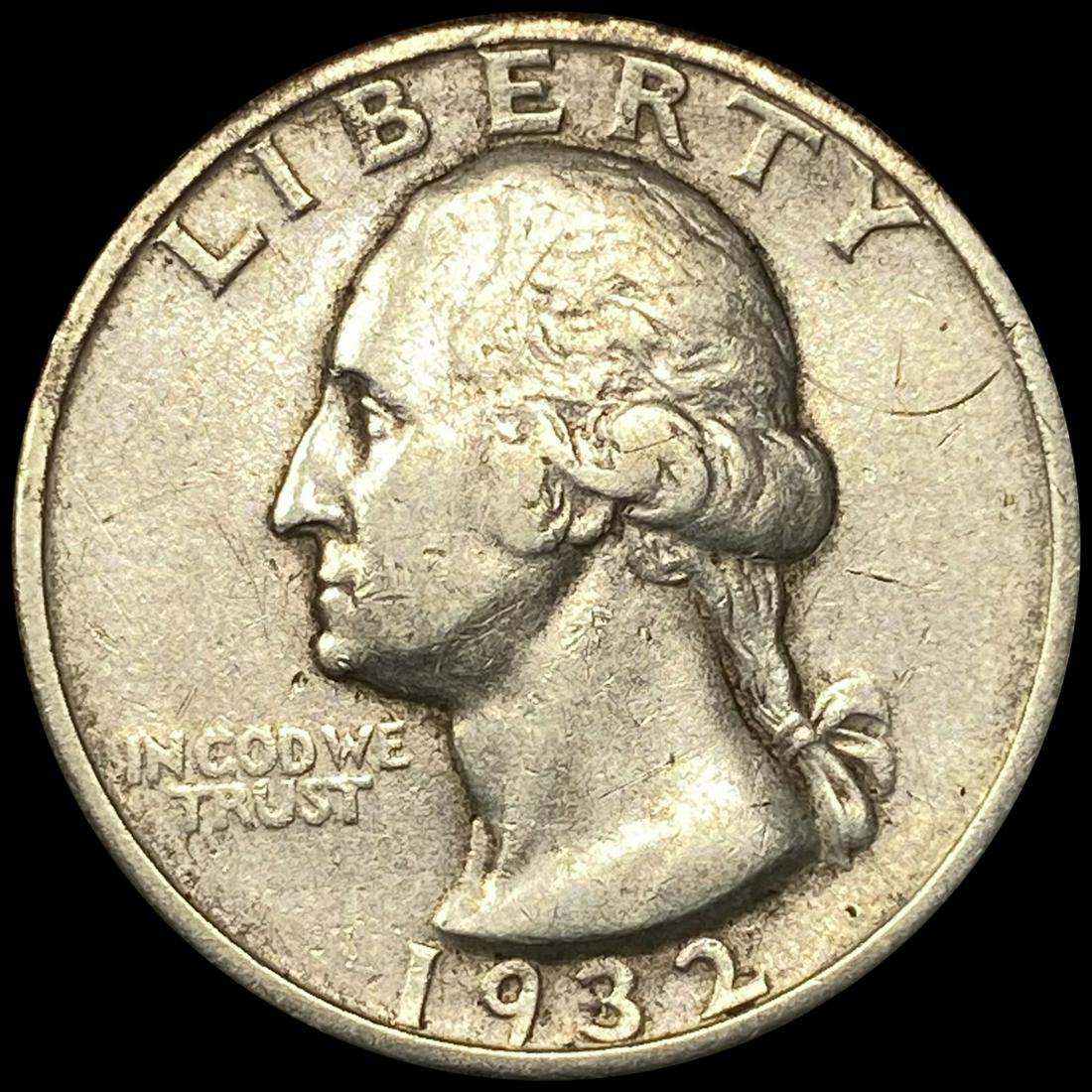 1932-S Washington Silver Quarter NEARLY UNC (1 of 2)