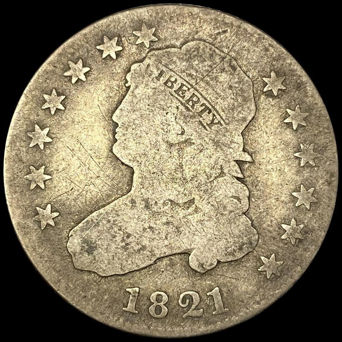 1821 Capped Bust Quarter NICELY CIRCULATED (1 of 2)