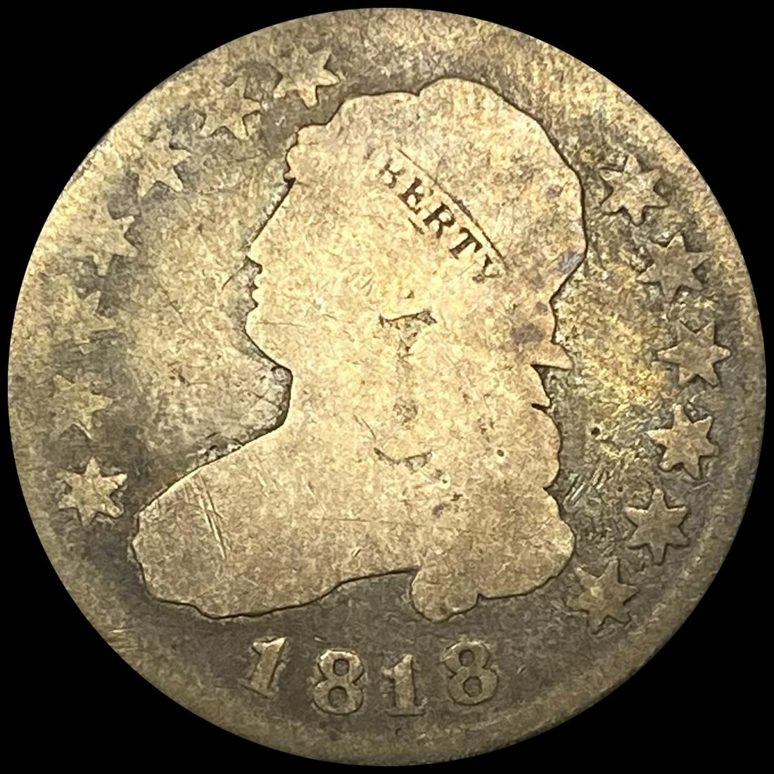 1818 Capped Bust Quarter NICELY CIRCULATED (1 of 2)