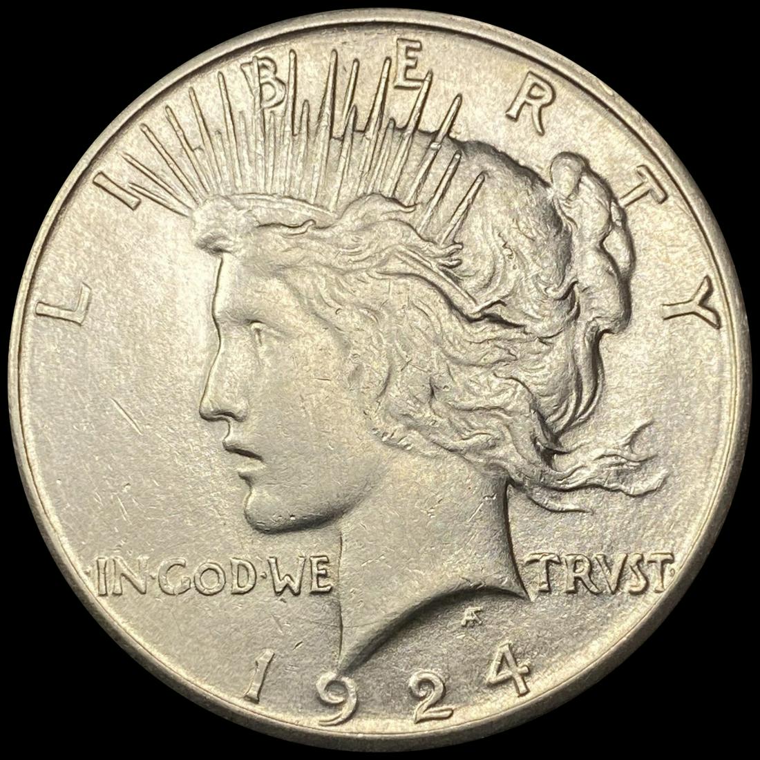 1924-S Silver Peace Dollar UNCIRCULATED (1 of 2)