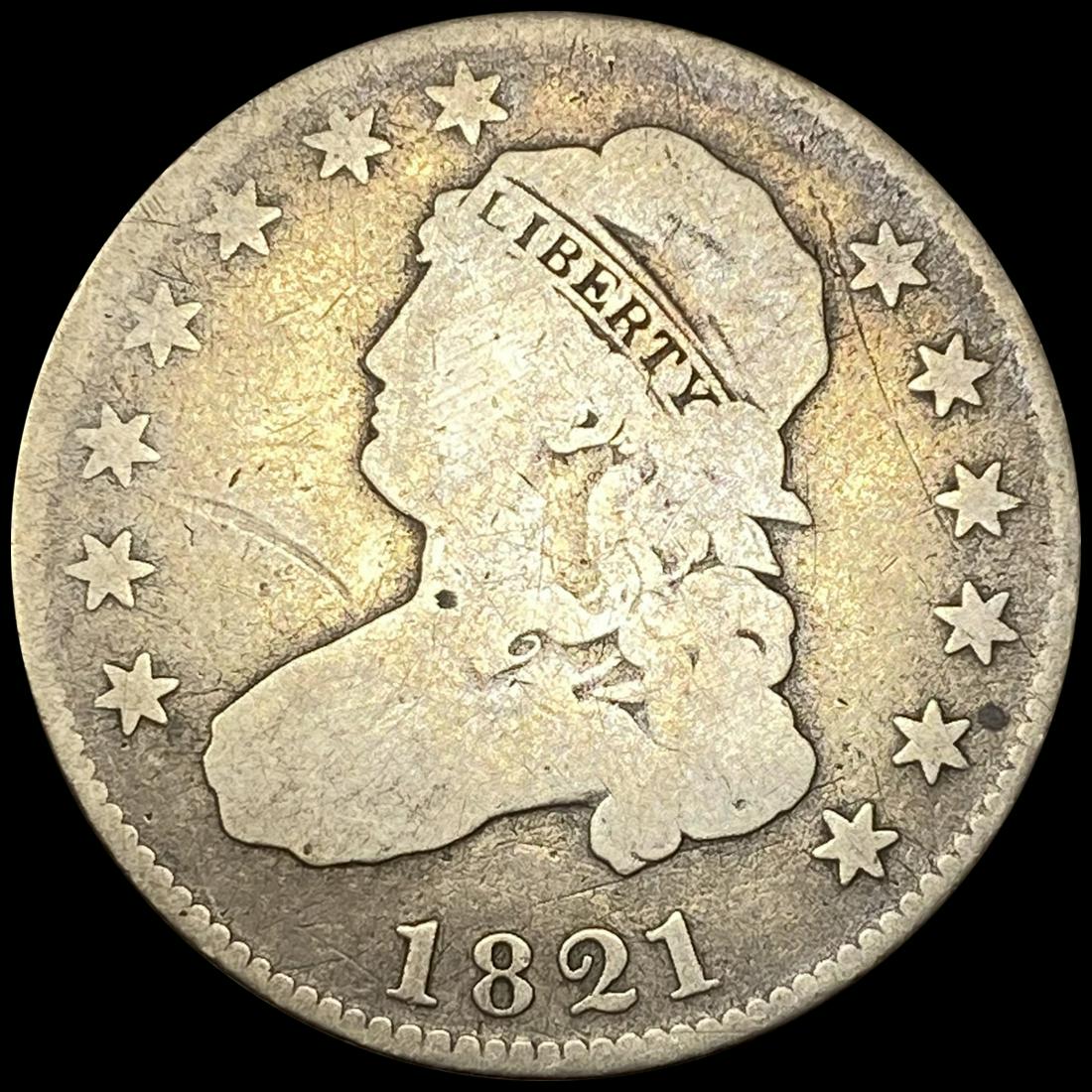 1821 Capped Bust Quarter LIGHTLY CIRCULATED (1 of 2)