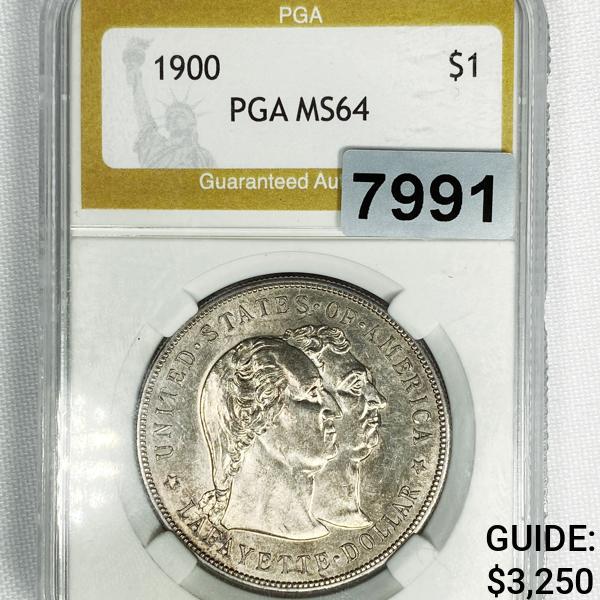 1900 Lafayette Silver Dollar PGA - MS64 (1 of 2)
