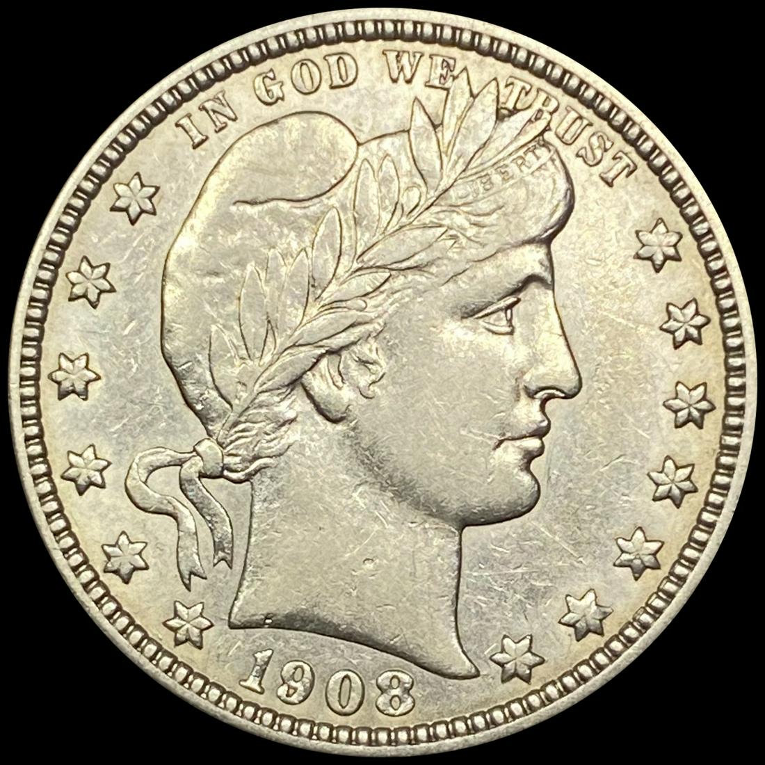 1908-O Barber Quarter CLOSELY UNCIRCULATED (1 of 2)