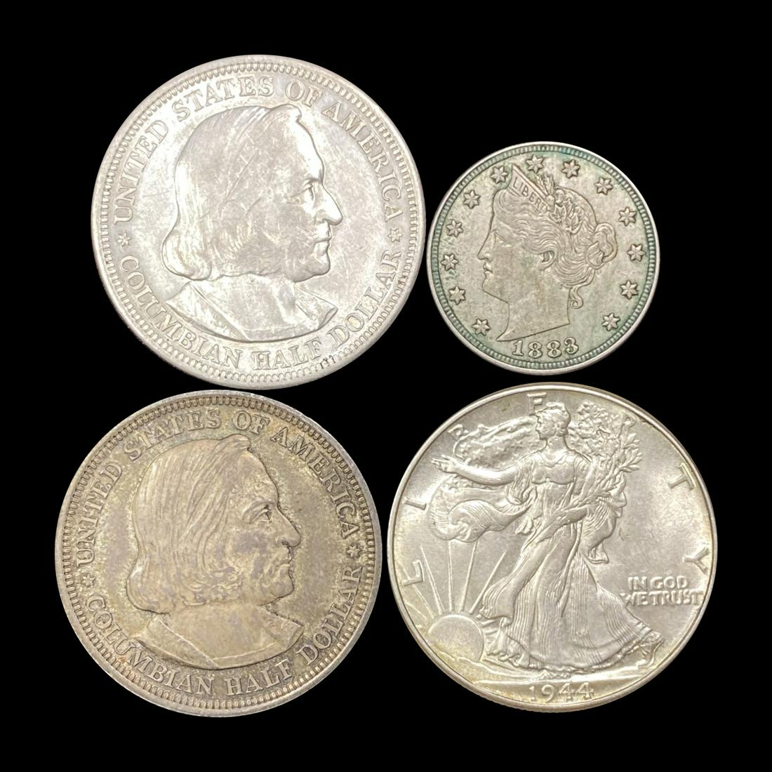 (4) Misc Coins NEARLY UNCIRCULATED (1 of 2)