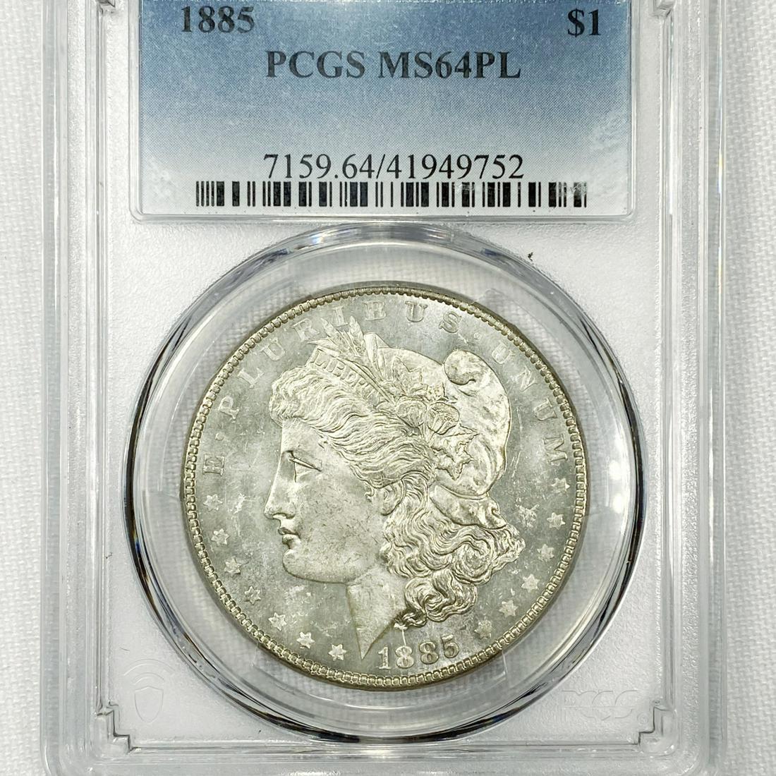 1885 Morgan Silver Dollar PCGS - MS64PL (1 of 2)