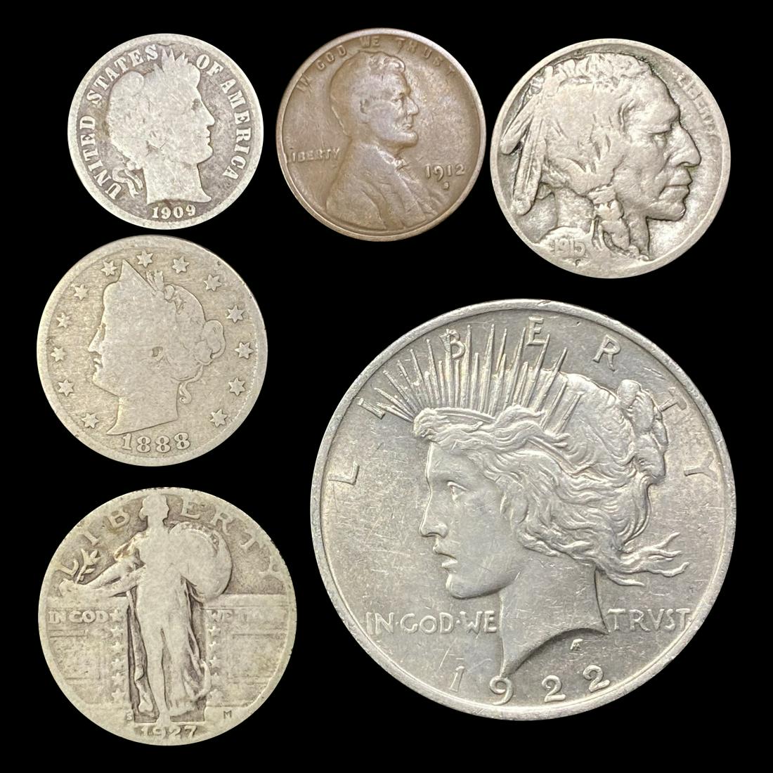(6) Misc Coins ABOUT UNCIRCULATED (1 of 2)