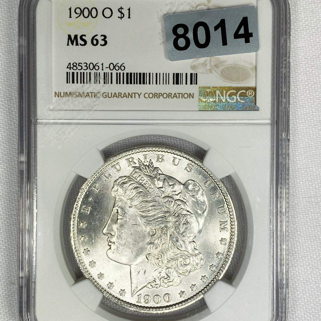 1900-O Morgan Silver Dollar NGC - MS63 (1 of 2)