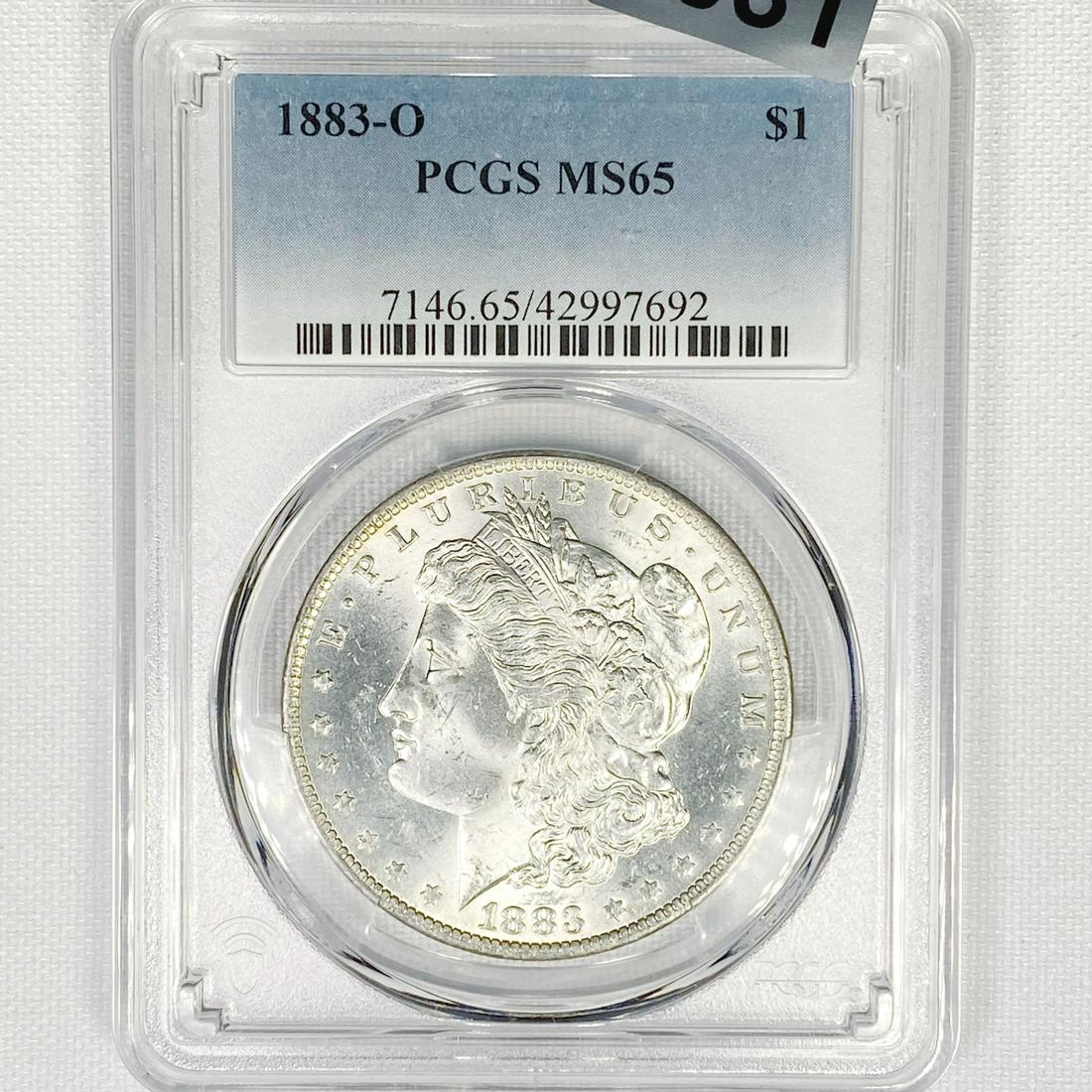 1883-O Morgan Silver Dollar PCGS - MS65 (1 of 2)
