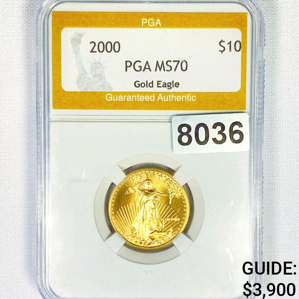 2000 $10 Gold Eagle PGA - MS70 (1 of 2)