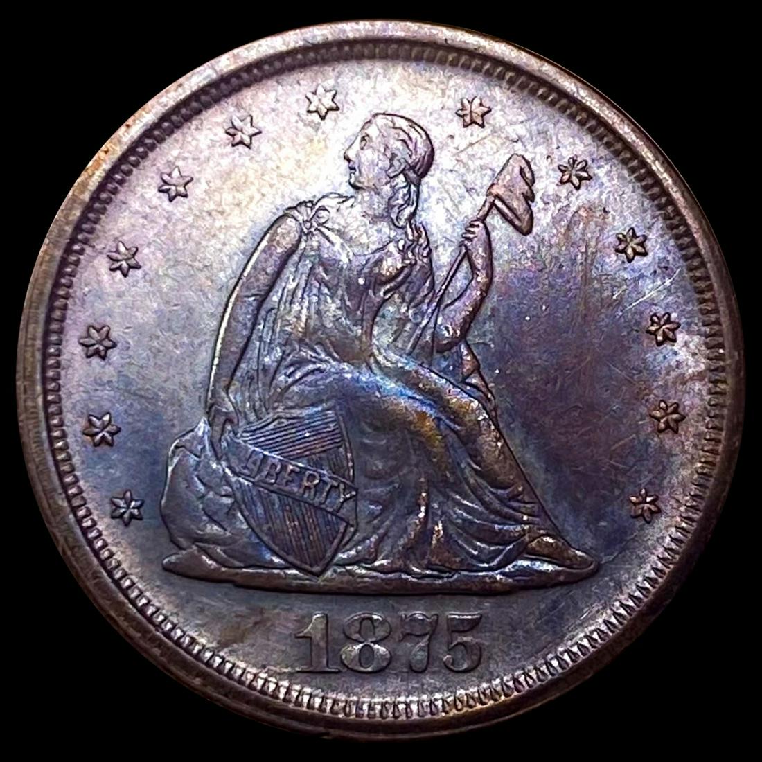 1875-S Twenty Cent Piece CLOSELY UNCIRCULATED (1 of 2)