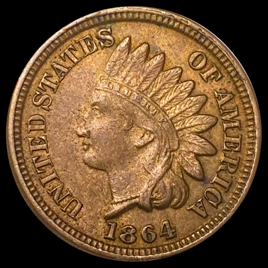 1864 Indian Head Cent CLOSELY UNCIRCULATED (1 of 2)