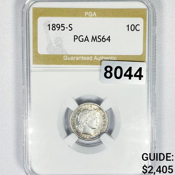 1895-S Barber Dime PGA - MS64 (1 of 2)
