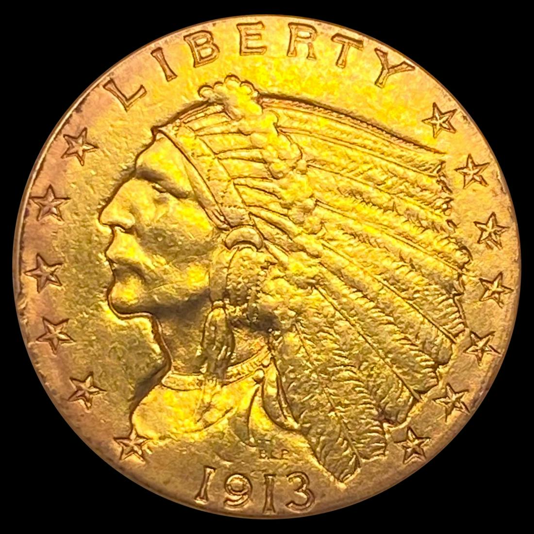 1913 $2.50 Gold Quarter Eagle CLOSELY (1 of 2)