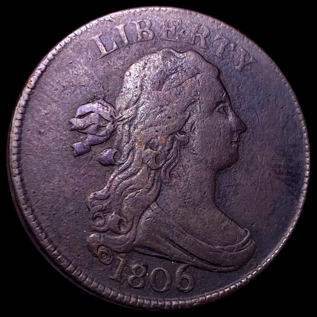 1806 Draped Bust Half Cent LIGHTLY CIRCULATED (1 of 2)