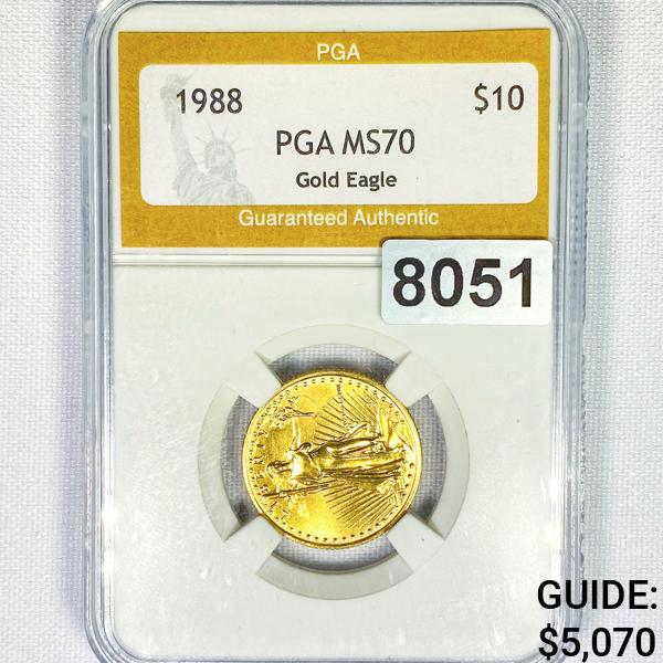 1988 $10 Gold Eagle PGA - MS70 (1 of 2)