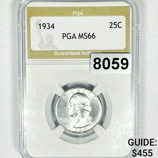 1934 Washington Silver Quarter PGA - MS66 (1 of 2)