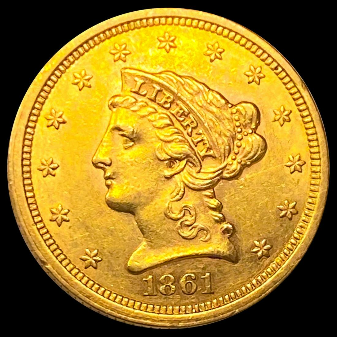 1861 $2.50 Gold Quarter Eagle UNCIRCULATED (1 of 2)