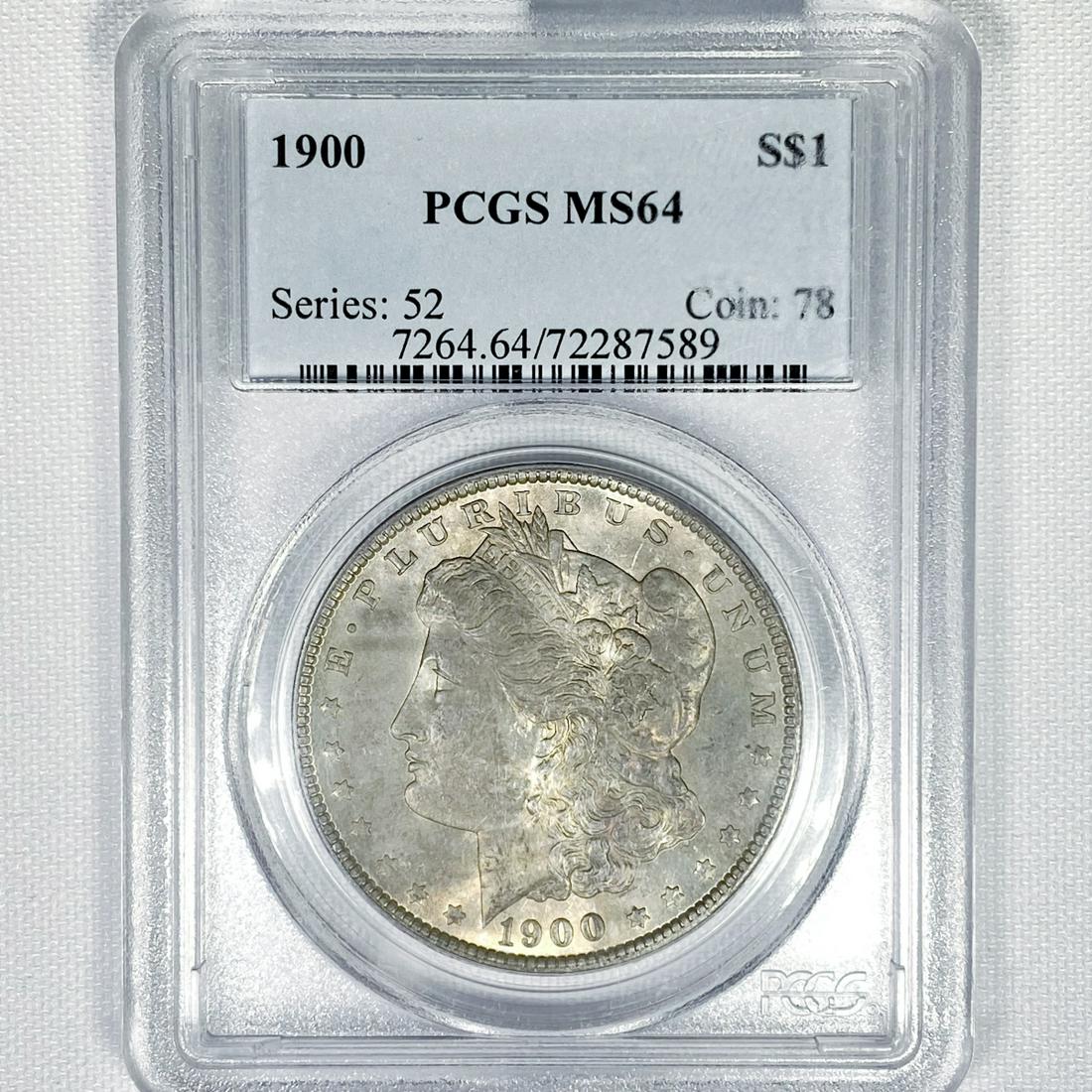 1900 Morgan Silver Dollar PCGS - MS64 (1 of 2)