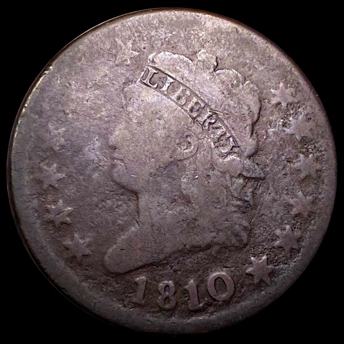 1810 Classic Head Large Cent NICELY CIRCULATED (1 of 2)