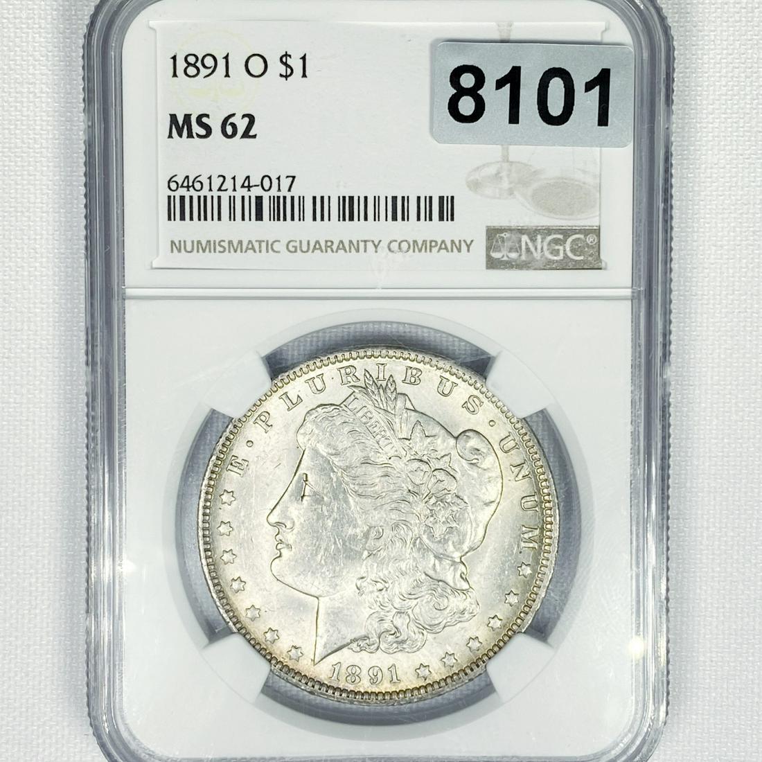 1891-O Morgan Silver Dollar NGC - MS62 (1 of 2)