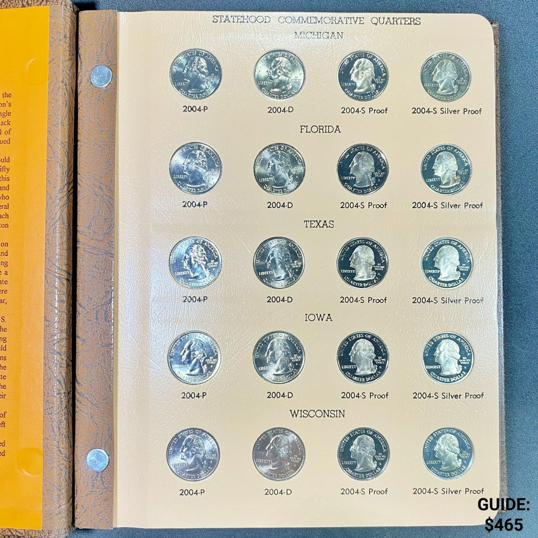 2004-2008 Washington Silver Quarter - Book 100 Coins (1 of 11)